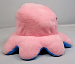 Octopus Plush Reversible Pink Light Blue 6 inch Stuffed Animal TeeTurtle - £5.96 GBP