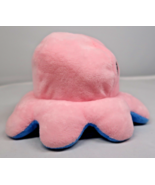 Octopus Plush Reversible Pink Light Blue 6 inch Stuffed Animal TeeTurtle - £5.92 GBP