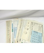 Lot Vintage Sewing Pattern Back Panels Ephemera Scrapbooking Junk Journa... - £15.26 GBP