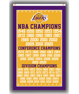 Los Angeles Lakers Championships Winner Memorable Flag 90x150cm 3x5ft Fa... - €13,95 EUR
