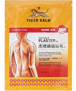 3 X TIGER BALM MEDICATED WARM PLASTER- PAIN RELIEF - (10cm x 14cm) - $624.31 MXN