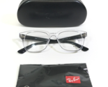 Ray-Ban Eyeglasses Frames RB4323-V 5943 Black Clear Square Asian Fit 51-... - $74.24