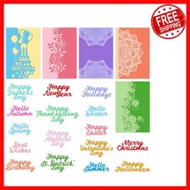 Customizable 7-Piece Floral Lace Die Cutting Set for Card Making &amp; Scrap... - $570.03 MXN