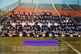 1976 MINNESOTA VIKINGS 8X10 TEAM PHOTO FOOTBALL NFL PICTURE - $4.94