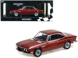 1971 BMW 3.0 CSi Red Metallic Limited Edition to 504 pieces Worldwide 1/18 Diec - £156.73 GBP