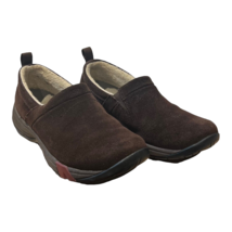 Dr. Scholl’s Suede Slip On Women’s Size 7 Dark Brown Faux Fur Leather Upper - $29.10