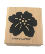 Stampin Up Rubber Stamp Hibiscus Tropical Flower Small  Friendship Card ... - £2.39 GBP