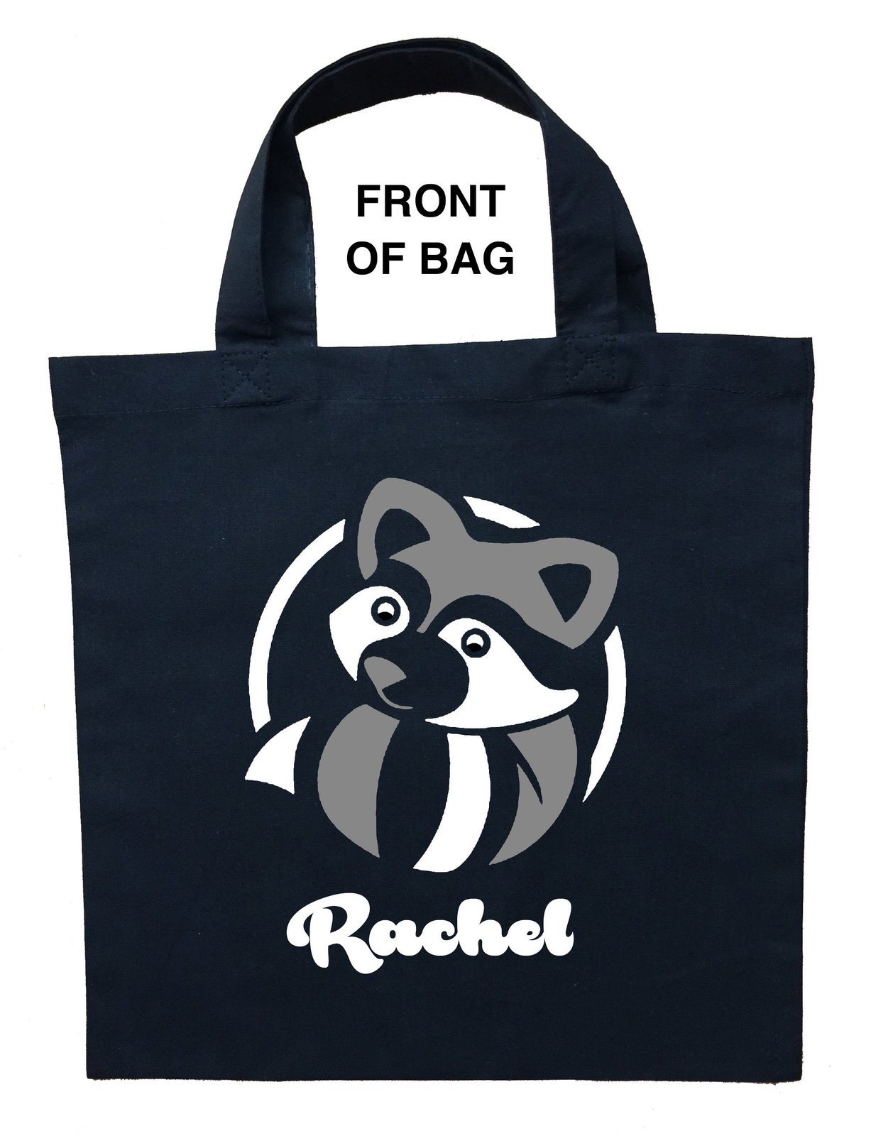 Raccoon Trick or Treat Bag, Raccoon Halloween Bag, Raccoon Loot Bag, Raccoon Bag