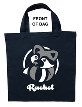 Raccoon Trick or Treat Bag, Raccoon Halloween Bag, Raccoon Loot Bag, Raccoon Bag - £9.48 GBP+