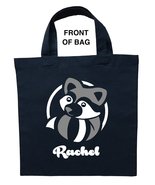 Raccoon Trick or Treat Bag, Raccoon Halloween Bag, Raccoon Loot Bag, Rac... - £9.45 GBP+