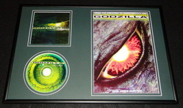 Godzilla 1998 Framed 12x18 CD Soundtrack &amp; Photo Display Matthew Broderick - $69.29