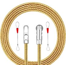 Fish Tape 33Ft Wire Puller Running Electrical Wire Cable Pulley Head Spr... - $34.53