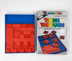 Pressman Think Through Path Puzzle Logic Game Complete 1988 - $15.99