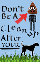 Don&#39;t Be A Poop Head Emoji Clean Up After Dog Garden Flag Emotes Double ... - £10.65 GBP