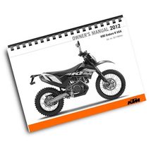 KTM 2012 - 690 ENDURO R USA - OWNERS MANUAL USER GUIDE - $477.97 MXN