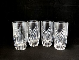 Lenox Crystal DEBUT Highball Glasses 6&quot; Tall Tumblers ~ Set of 4 - $59.39
