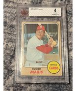 Roger Maris 1968 Topps Baseball Card #330. VG-EX Very Good - $39.59