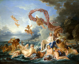 Art Giclee Printed Oil Painting Print The Birth of Venus by Boucher - £6.80 GBP+