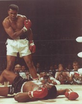 Muhammad Ali Floors Sonny Liston 8X10 Photo Boxing Picture Color - £3.91 GBP