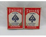 Set Of (2) *INCOMPLETE* Vintage Faisan Extra Magnum 482 Mexican Playing ... - £38.94 GBP