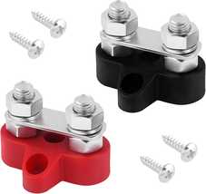 2PCS Battery Terminal Distribution Block,M8 Dual Studs Bus Bar Terminal ... - €9,38 EUR