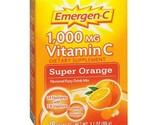 Emergen-C NEW Super Orange Fizzy Drink Mix Immune Vitamin C &amp; D &amp; Zinc 1... - £11.24 GBP
