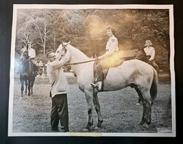 1940s Horse Show New Jersey Pat Williams 8X10 B&amp;W Photo By CARDELL Photo... - $24.15