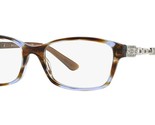 BVLGARI Eyeglasses BV4061B 5231 Variegated Violet/Brown Frame W/ Clear D... - £150.35 GBP