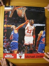 Michael Jordan Affiche Chicago Bulls Posterized SPORTS Illustrated - £66.98 GBP