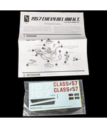 Model Car Stickers 1957 Chevy Bel Air HT for Kit A638-200 AMT Revell Cla... - £15.15 GBP