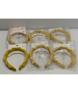 Hive &amp; Co. Braided Embellished with Marble Beads Headband - Yellow Gold ... - $29.69