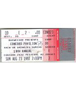 CONCORD JAZZ FESTIVAL 1987 Vintage Ticket Stub CALIFORNIA 19TH Annual Bu... - $9.75