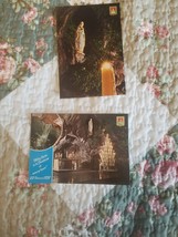 Two  Our Lady of Lourdes Chapel Shartlesville PA Vintage Postcard&#39;s - £3.15 GBP