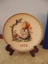 Hummel, 1978, 7.5" 8th Annual Collector Plate, "Happy Pastime" Hum 271, TMK-5, - $60.38