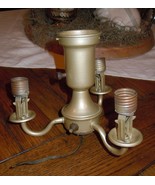 4 Light Socket Lamp Part Topper Metal 4 Way Lamp Repair - $940.64 MXN
