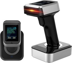 Symcode 2D Qr Bluetooth Barcode Scanner With Screen Display With Charging Base,3 - £57.06 GBP