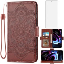 Compatible With Motorola Moto Edge 2021/Motoedge 5G Uw Wallet Case And Tempered  - $25.99