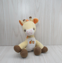 Garanimals ABC Giraffe baby soft plush toy sings alphabet sitting yellow orange - $9.89