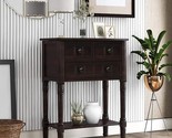 24&quot; Console Table, Rustic Sofa Table Slim Sofa Table With Three Storage ... - $311.99