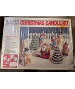 Vintage Sears Craft Shop Christmas Candle Kit Molds Wax Paints ! Never U... - €25,22 EUR