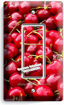 SWEET RED FARM CHERRIES 1 GFCI LIGHT SWITCH PLATES KITCHEN DINING ROOM A... - £7.90 GBP
