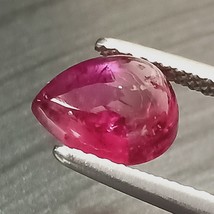 1.54 Cttw. ,Rubelite Tourmaline ,Pear Shape Cabochon , Rubelite Cabochon , Rubel - $110.00