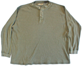 Vintage Naturalife Waffle Knit Thermal Henley Men&#39;s Size XL - $18.70