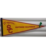 University of Southern California USC Trojans Full Size 12&quot; x 30&quot; Felt P... - £18.81 GBP
