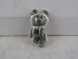 Vintage Olympic Pin - Moscow 1980 Misha Official Mascot - Stamped Pin - £11.81 GBP