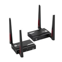 SIIG 1 to 4 Full HD Wireless HDMI Extender with Loopout &amp; IR Kit, 5G Dual Antenn - £147.18 GBP