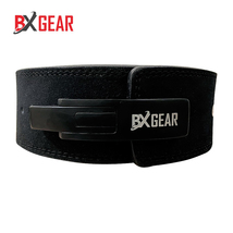 Powerlifting Lever Belt with 10mm Thick Leather, 4&quot; wide, Lever Buckle Belt - $23.00