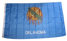 AES Wholesale Lot 20 3x5 State of Oklahoma Polyester Flag 3&#39;x5&#39; House Banner Bra - £73.89 GBP