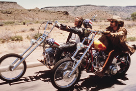 Easy Rider Peter Fonda Dennis Hopper ride &quot;Captain America&quot; Chopper 18x2... - £18.87 GBP