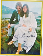 THE CARPENTERS Signed Photo x2 – Karen Carpenter, Richard Carpenter w/COA - £1,409.47 GBP